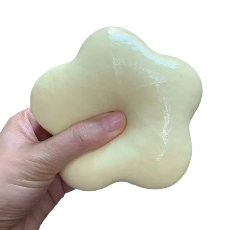 Yellow Squishy Star Fidget Toy | Super Soft Slow Rising Anti-anxiety Squeeze Toy