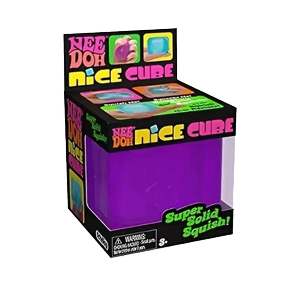 NeeDoh Cube Squishy Toy – Sensory Stress Relief Fidget
