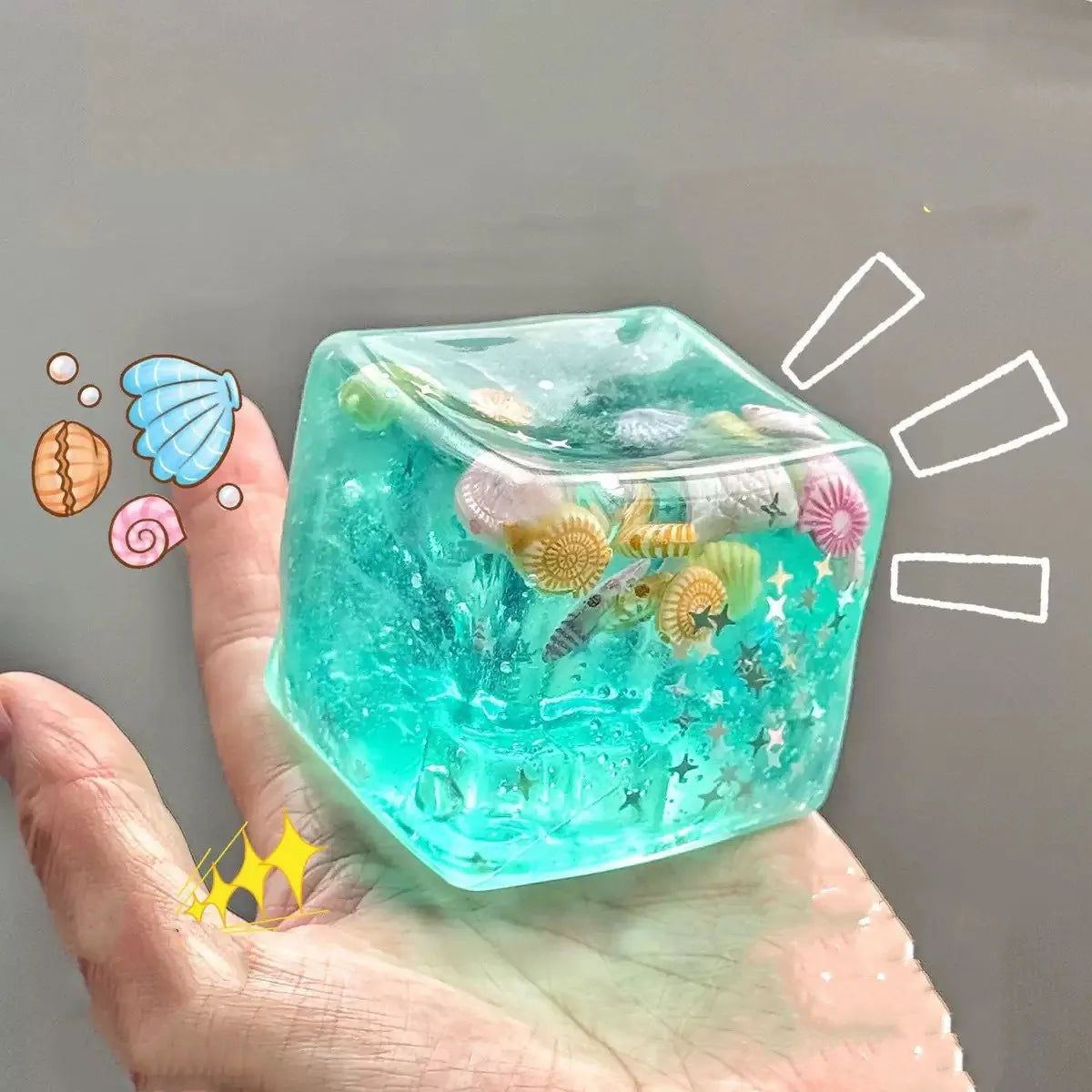Adults Squishy Ocean Blocks Stress Balls | Sensory Fidget Toy for Anxiety Relief