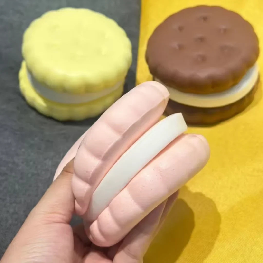 Squishy Simulated Cake Squeeze Toy | Stress Relief Slow Rising Sensory Fidget for Anxiety ADHD Autism Gifts