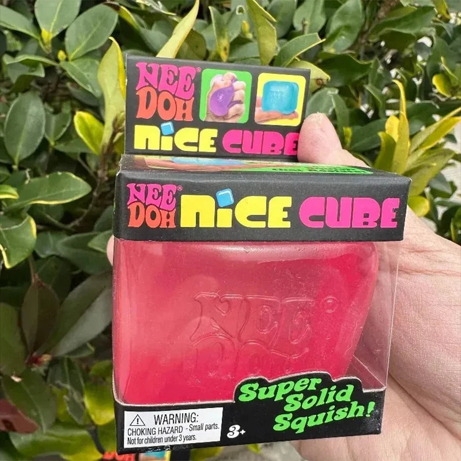NeeDoh Cube Squishy Toy – Sensory Stress Relief Fidget
