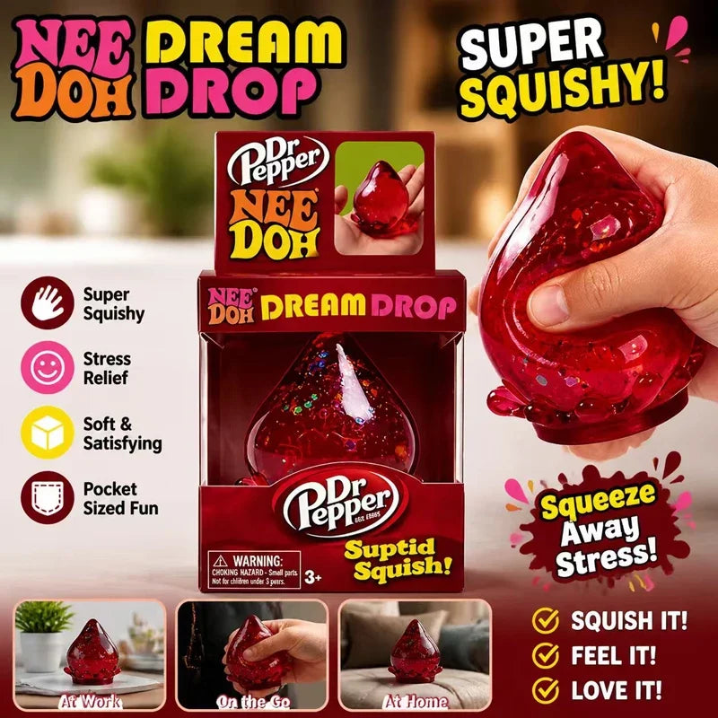 NeeDoh Cube Squishy Toy – Sensory Stress Relief Fidget