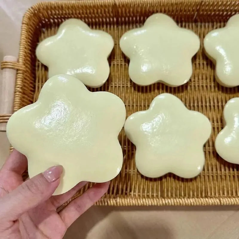 Yellow Squishy Star Fidget Toy | Super Soft Slow Rising Anti-anxiety Squeeze Toy